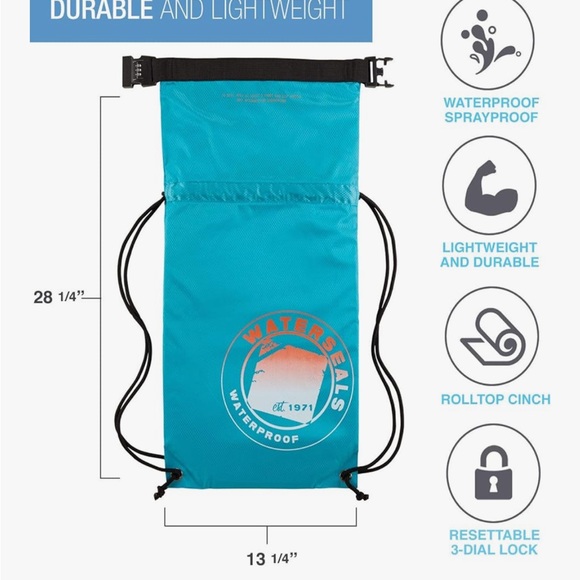 Locking waterproof Drawstring Bag - Picture 6 of 6